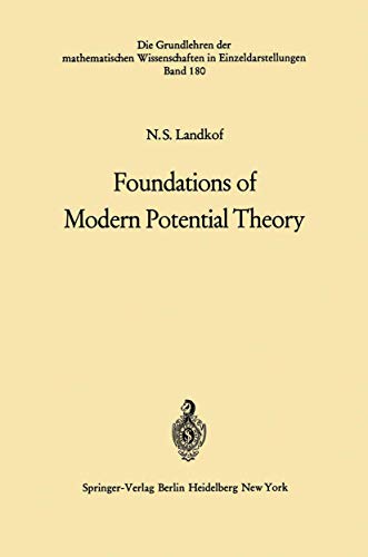 9783642651854: Foundations of Modern Potential Theory: 180 (Grundlehren der mathematischen Wissenschaften)