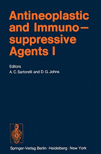 9783642656804: Antineoplastic and Immunosuppressive Agents: Part I: 38 / 1 (Handbook of Experimental Pharmacology)