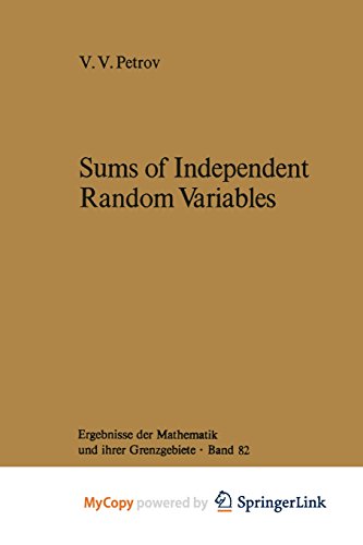 9783642658105: Sums of Independent Random Variables