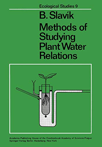 Beispielbild fr Methods of Studying Plant Water Relations zum Verkauf von Revaluation Books