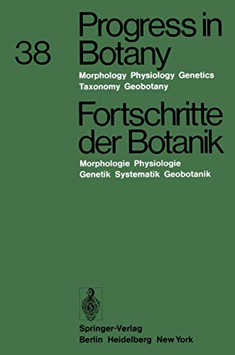 Progress in Botany / Fortschritte der Botanik: Morphology Â· Physiology Â· Genetics Â· Taxonomy Â· Geobotany / Morphologie Â· Physiologie Â· Genetik Â· Systematik Â· Geobotanik (English and German Edition) by Ellenberg, Heinz, Esser, Karl, MerxmÃ¼ller, Hermann, Schnepf, Eberhard, Ziegler, Hubert [Paperback ] - Ellenberg, Heinz