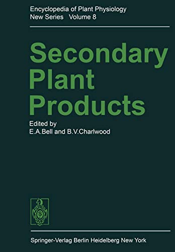 Secondary Plant Products - B. V. Charlwood