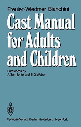 9783642673962: Cast Manual for Adults and Children