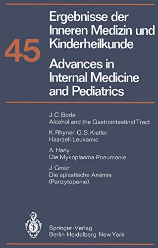 Stock image for Ergebnisse der Inneren Medizin und Kinderheilkunde/Advances in Internal Medicine and Pediatrics for sale by Books Puddle