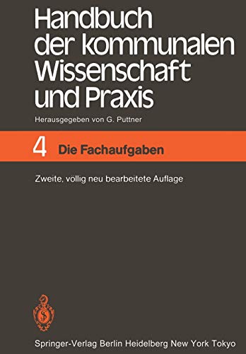 Handbuch der kommunalen Wissenschaft und Praxis - Püttner, Günter