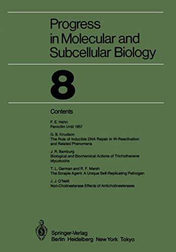Stock image for Progress in Molecular and Subcellular Biology for sale by Revaluation Books