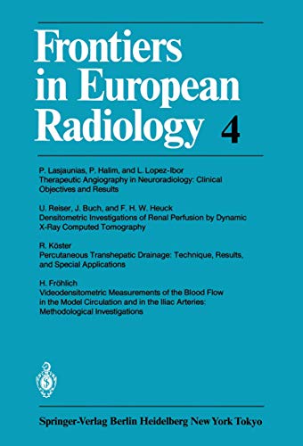 9783642697197: Frontiers in European Radiology: 4