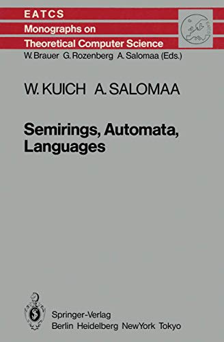 9783642699610: Semirings, Automata, Languages