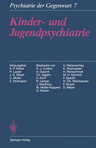 9783642718182: Kinder- und Jugendpsychiatrie (Psychiatrie der Gegenwart, 7) (German Edition)