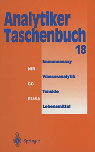 Imagen de archivo de Analytiker-Taschenbuch (Analytiker-Taschenbuch, 18) (German Edition) a la venta por Lucky's Textbooks