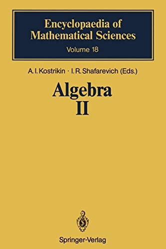 9783642729010: Algebra II: Noncommutative Rings Identities: 18 (Encyclopaedia of Mathematical Sciences)