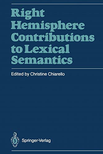 Beispielbild fr Right Hemisphere Contributions to Lexical Semantics zum Verkauf von Lucky's Textbooks