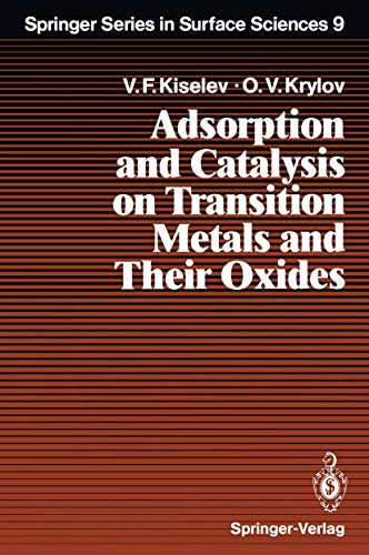 Beispielbild fr Adsorption and Catalysis on Transition Metals and Their Oxides (Springer Series in Surface Sciences (9)) zum Verkauf von Mispah books