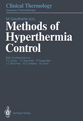 Imagen de archivo de Methods of Hyperthermia Control a la venta por Revaluation Books