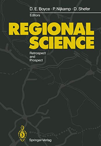 Stock image for Regional Science: Retrospect and Prospect for sale by Lucky's Textbooks