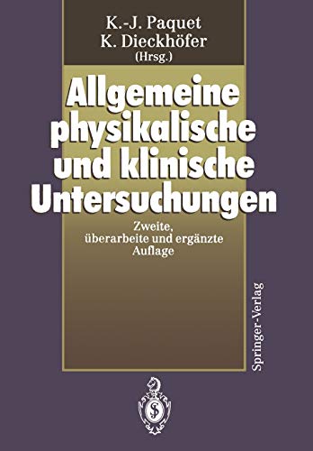 9783642773990: Allgemeine physikalische und klinische Untersuchungen
