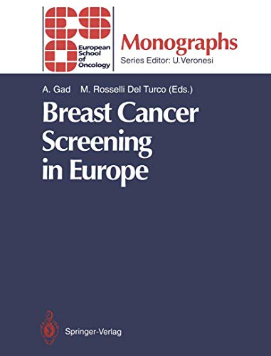 9783642781568: Breast Cancer Screening in Europe (ESO Monographs)