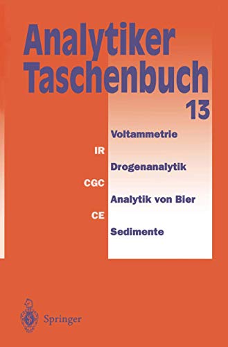 Imagen de archivo de Analytiker-Taschenbuch (Analytiker-Taschenbuch, 13) (German Edition) a la venta por Lucky's Textbooks