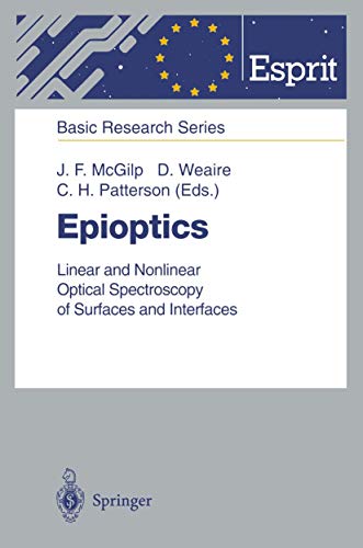 9783642798221: Epioptics: Linear and Nonlinear Optical Spectroscopy of Surfaces and Interfaces