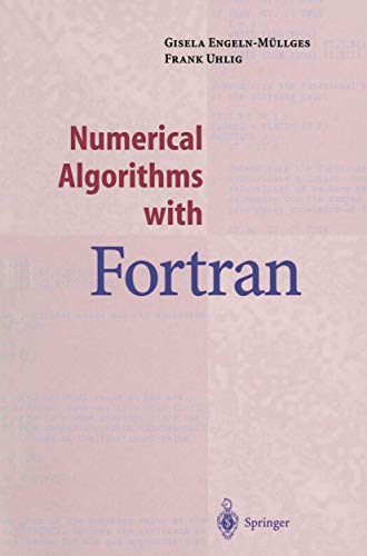 Beispielbild fr Numerical Algorithms with Fortran zum Verkauf von Buchpark