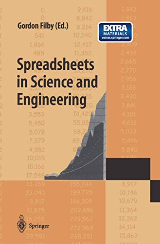 Beispielbild fr Spreadsheets in Science and Engineering zum Verkauf von Buchpark