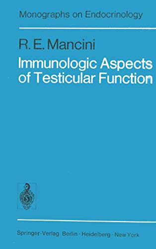 9783642809873: Immunologic Aspects of Testicular Function (Monographs on Endocrinology, 9)