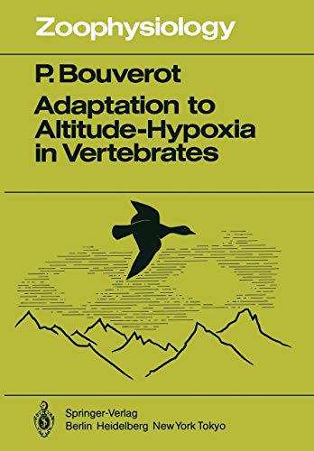9783642823183: Adaptation to Altitude-Hypoxia in Vertebrates: 16 (Zoophysiology)