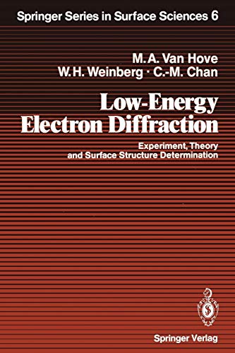 Stock image for Low-Energy Electron Diffraction: Experiment, Theory and Surface Structure Determination (Springer Series in Surface Sciences, 6) for sale by Lucky's Textbooks