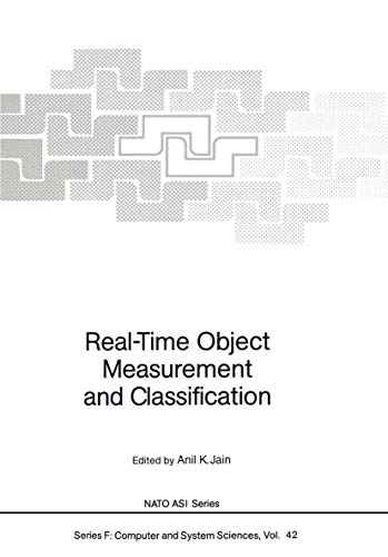 9783642833274: Real-Time Object Measurement and Classification: (closed))