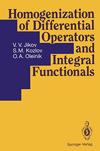 9783642846618: Homogenization of Differential Operators and Integral Functionals