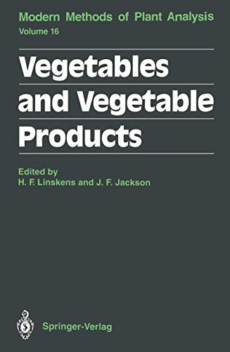 Stock image for Vegetables and Vegetable Products (Molecular Methods of Plant Analysis) for sale by Revaluation Books