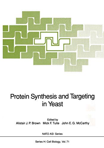 Stock image for Protein Synthesis and Targeting in Yeast (Nato ASI Subseries H:, 71) for sale by Lucky's Textbooks