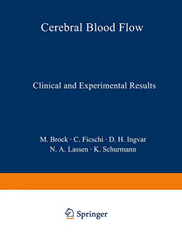 Stock image for Cerebral Blood Flow: Clinical and Experimental Results for sale by Revaluation Books
