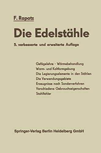 9783642862366: Die Edelsthle