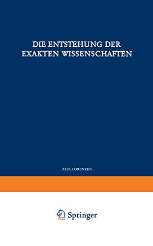 9783642862434: Die Entstehung Der Exakten Wissenschaften