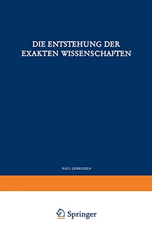 Stock image for Die Entstehung Der Exakten Wissenschaften for sale by Blackwell's