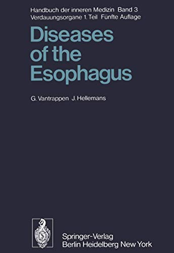 9783642864315: Diseases of the Esophagus (Handbuch der inneren Medizin, 3)