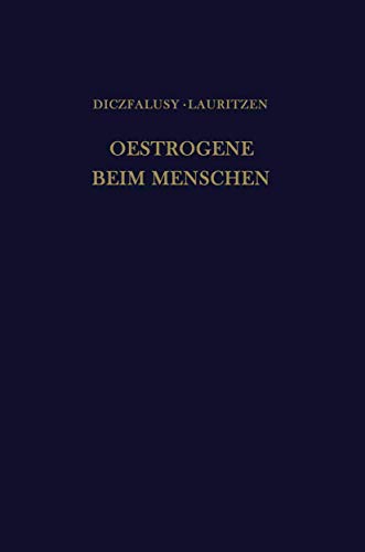 Beispielbild fr Oestrogene Beim Menschen. zum Verkauf von Antiquariat im Hufelandhaus GmbH  vormals Lange & Springer