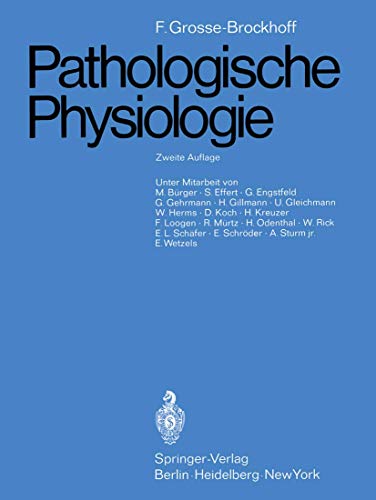 Stock image for Pathologische Physiologie (German Edition) for sale by My Dead Aunt's Books