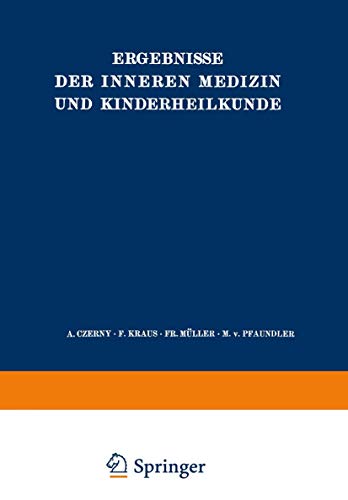 Stock image for Ergebnisse der Inneren Medizin und Kinderheilkunde: Sechsundvierzigster Band (Ergebnisse der Inneren Medizin und Kinderheilkunde, 46) (German Edition) for sale by Lucky's Textbooks