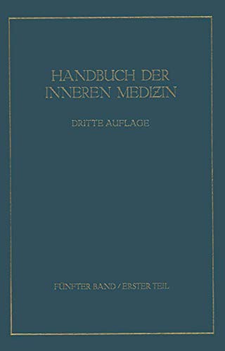 Stock image for Krankheiten des Nervensystems (Handbuch der inneren Medizin, 5) (German Edition) for sale by Lucky's Textbooks