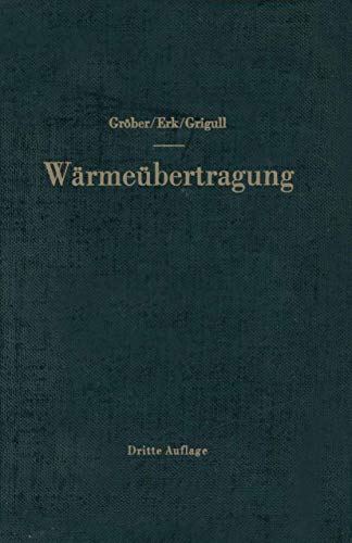 Imagen de archivo de Die Grundgesetze der Warmeubertragung a la venta por Chiron Media