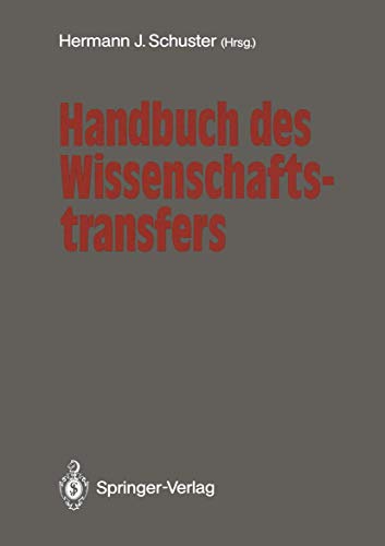 9783642934414: Handbuch des Wissenschaftstransfers