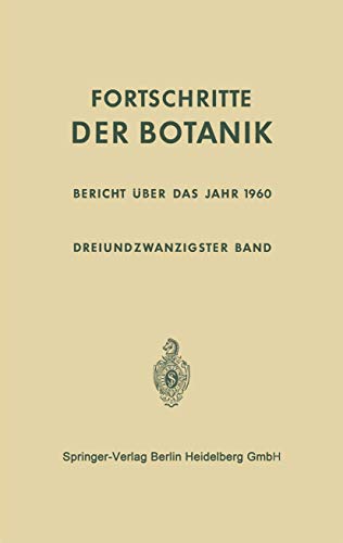 9783642948114: Bericht Uber Das Jahr 1960: 23 (Progress in Botany)