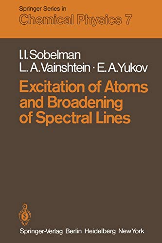 Imagen de archivo de Excitation of Atoms and Broadening of Spectral Lines a la venta por Kennys Bookshop and Art Galleries Ltd.