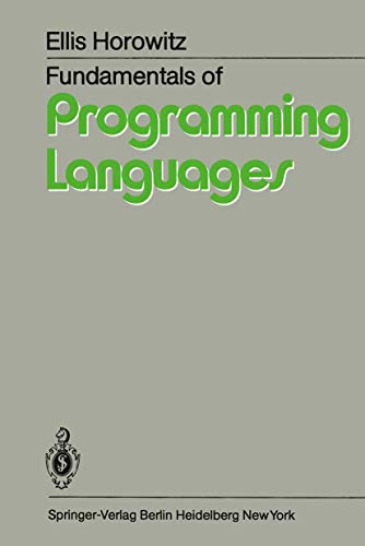 9783642967313: Fundamentals of Programming Languages