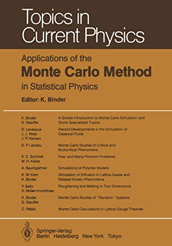 9783642967900: Applications of the Monte Carlo Method in Statistical Physics (Topics in Current Physics)