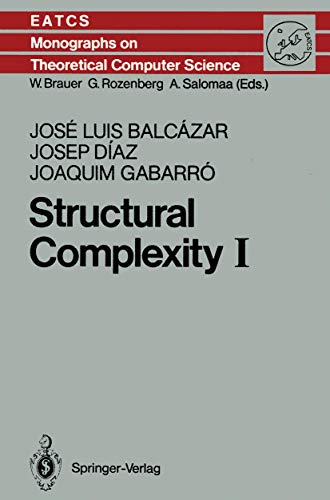 9783642970641: Structural Complexity I