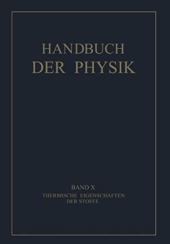 Imagen de archivo de Thermische Eigenschaften der Stoffe (German Edition) a la venta por Lucky's Textbooks