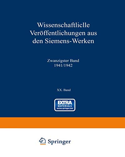 Stock image for Wissenschaftliche Verffentlichungen aus den Siemens-Werken (German Edition) for sale by Lucky's Textbooks
